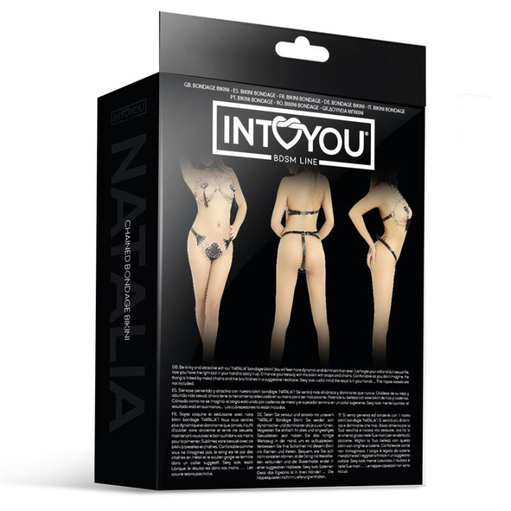Natalia Bikini de Bondage con Cadenas de Intoyou Bdsm Line | VibraZon