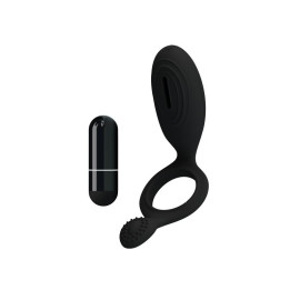 Pretty Love Anillo Vibrador Ethel Color Negro de Prettylove | VibraZon