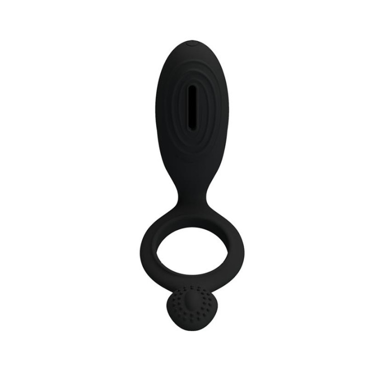Pretty Love Anillo Vibrador Ethel Color Negro de Prettylove | VibraZon