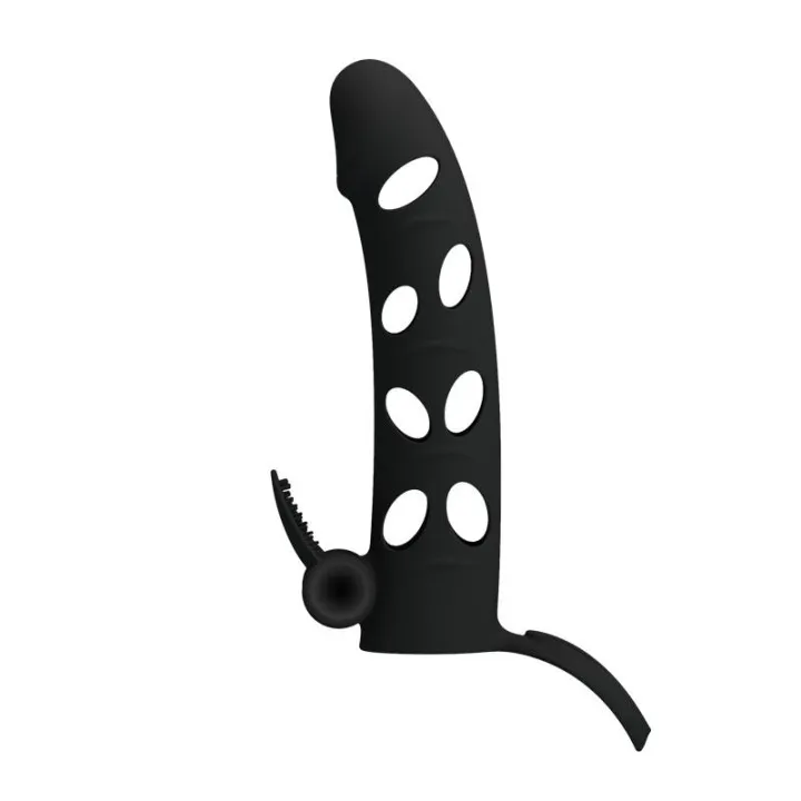 Funda para el Pene con Bala Color Negro de Prettylove