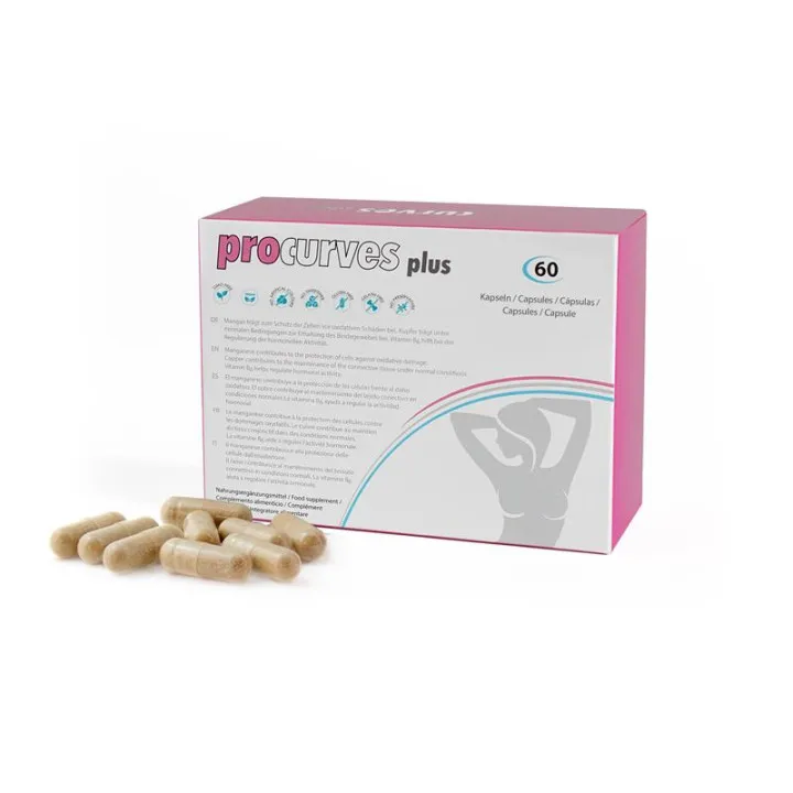 Pastillas para el Aumento del Pecho Procurves Plus de 500 Cosmetics