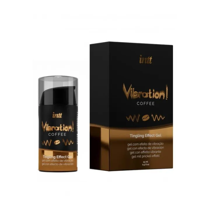 Vibrador Líquido Efecto Calor Sabor Café 15 ml de Intt