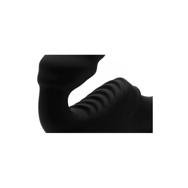 Pro Rider Vibrador Doble Control Remoto NEgro de Strap U