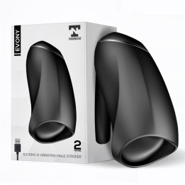 Evony Masturbador Masculino Sexo Oral Succión y Vibración 2 Motores USB Silicona de Tardenoche | VibraZon