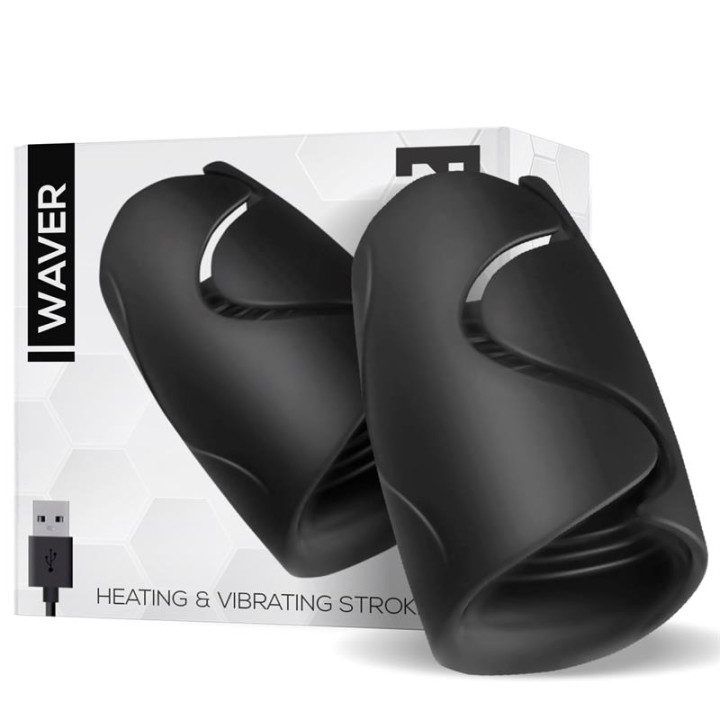 Waver Masturbador Masculino Función Calor y Vibración Flexible USB Silicona de Tardenoche | VibraZon