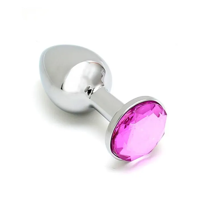Plug Anal de Metal Sofia Joya Rosa de Rimba Toys