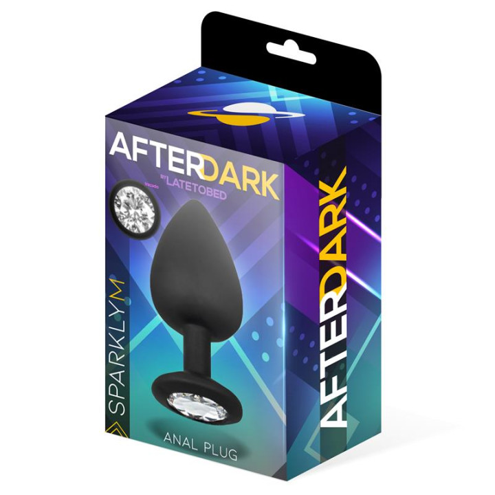 Sparkly Plug Anal Silicona Talla M 8 cm x 3.5 cm de Afterdark | VibraZon