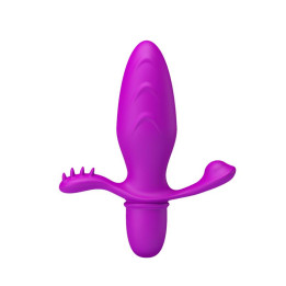 Plur Anal con Vibración Fitch Color Púrpura de Prettylove | VibraZon