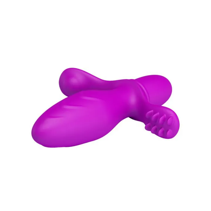Plur Anal con Vibración Fitch Color Púrpura de Prettylove