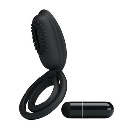 Pretty Love Anillo Vibrador Esther Color Negro de Prettylove | VibraZon