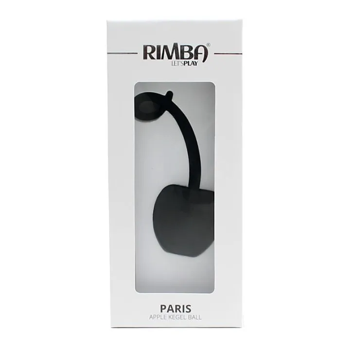 Bola Kegel en Forma de Manzana Paris Negra de Rimba Toys