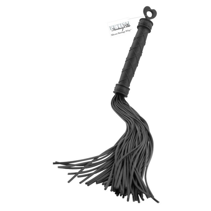 Fetish Fantasy Elite flogger de Silicona Negro | VibraZon