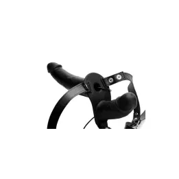 Power Pegger Vibradopr Doble con Arnés Negro de Strap U