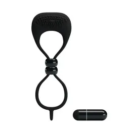 Pretty Love Anillo Vibrador Locker Color Negro de Prettylove