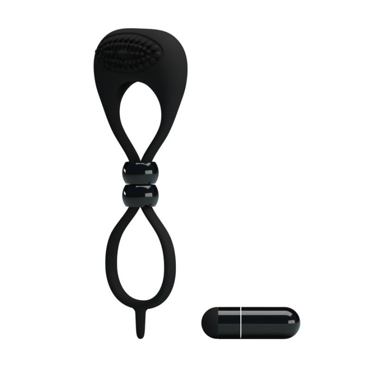 Pretty Love Anillo Vibrador Locker Color Negro de Prettylove | VibraZon