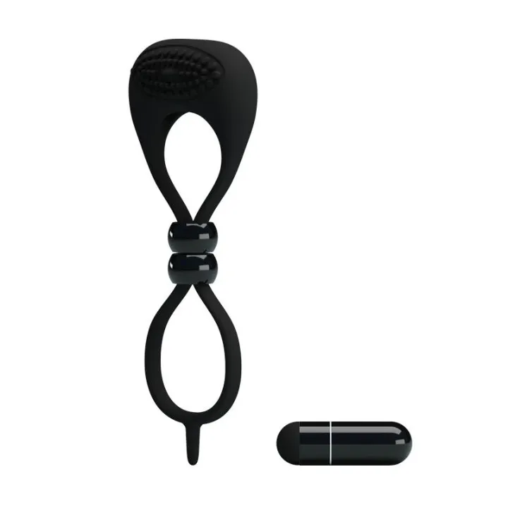Pretty Love Anillo Vibrador Locker Color Negro de Prettylove
