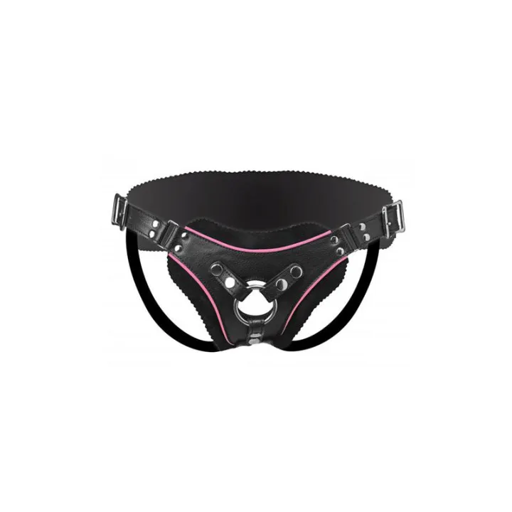 Flamingo Arnés Cintura Baja Negro de Strap U