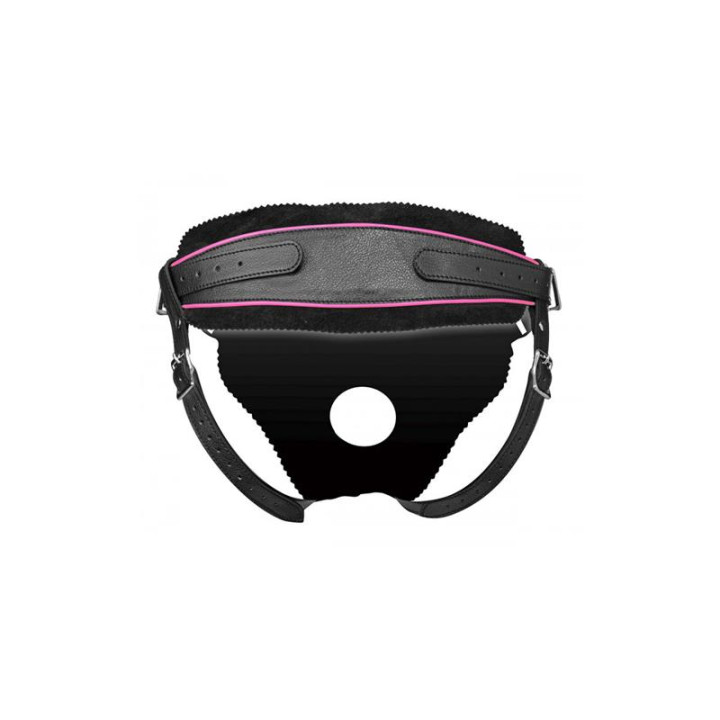 Flamingo Arnés Cintura Baja Negro de Strap U | VibraZon