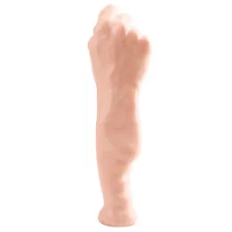 Dildo Forma Puño Fist of Fury Natural de Basix Rubber Works