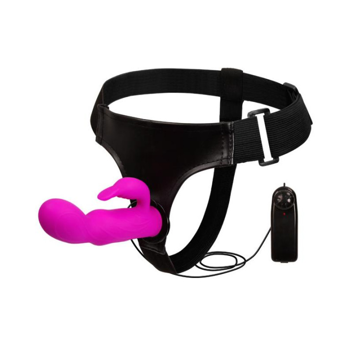 Baile Arnés con Dildo Púrpura 15 cm | VibraZon