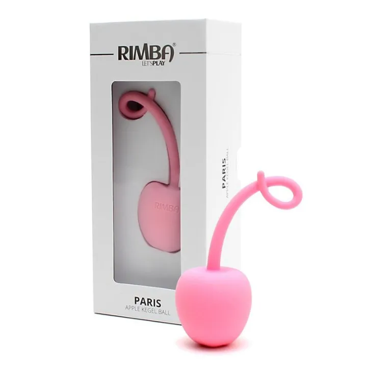 Bola Kegel en Forma de Manzana Paris Rosa Claro de Rimba Toys