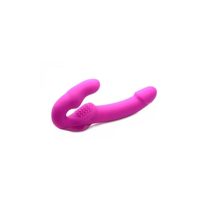 Evoke Vibrador Doble Rosa de Strap U