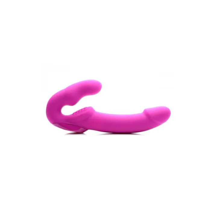 Evoke Vibrador Doble Rosa de Strap U