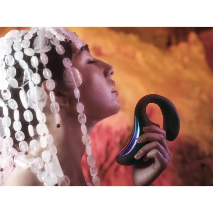 Enigma Doble Sonic Succionador de Clítoris con APP Negro de Lelo