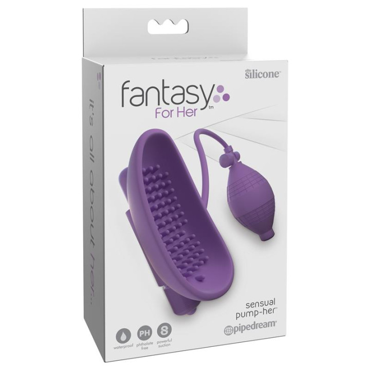 Bomba de Succión y Vibración Pump-Her de Fantasy For Her | VibraZon