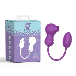 Rusher Succionador de Clítoris y Huevo Vibrador de Chisa