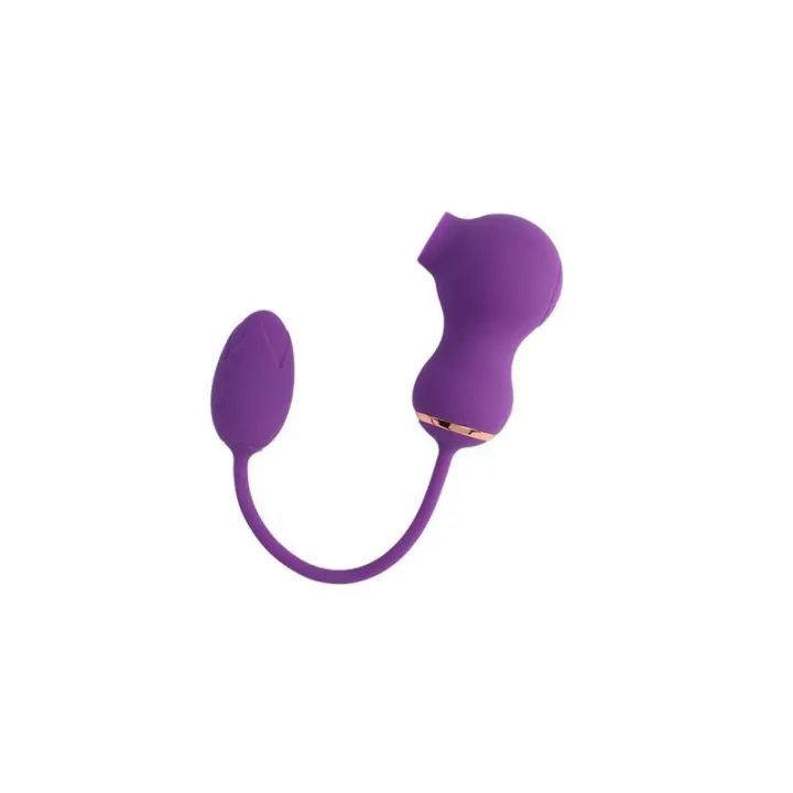 Rusher Succionador de Clítoris y Huevo Vibrador de Chisa