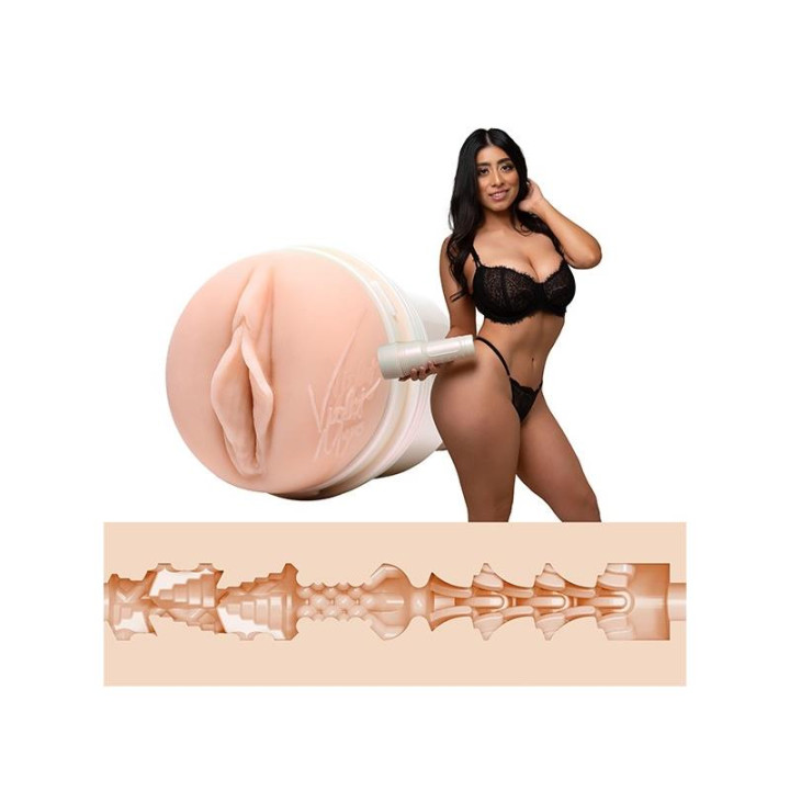Violet Myers Waifu Masturbador Vagina de Fleshlight | VibraZon