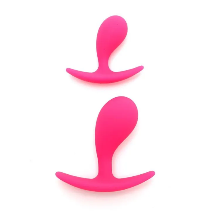 Set de 2 Plugs Anales Anatómicos Copenhagen Rosa de Rimba Toys