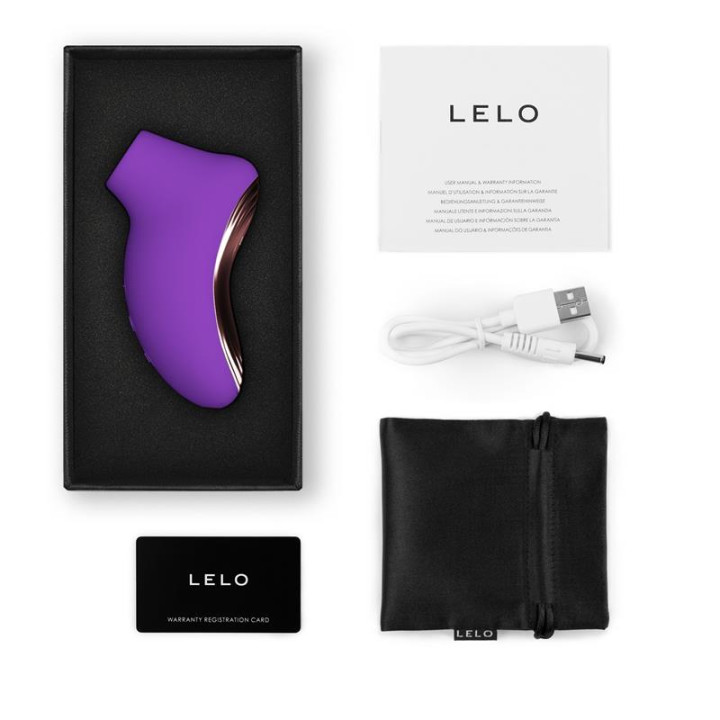 Sona 2 Travel Succionador de Clítoris Púrpura de Lelo | VibraZon