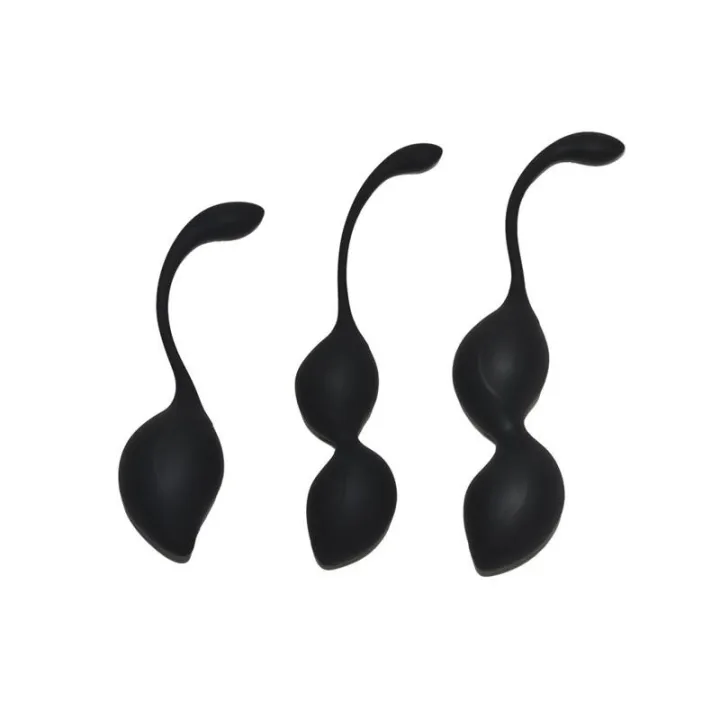 Set de 3 Bolas Kegel Geneva Negro de Rimba Toys