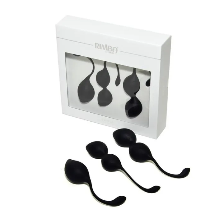 Set de 3 Bolas Kegel Geneva Negro de Rimba Toys
