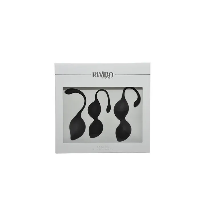 Set de 3 Bolas Kegel Geneva Negro de Rimba Toys