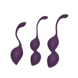 Set de 3 Bolas Kegel Geneva Purpura de Rimba Toys