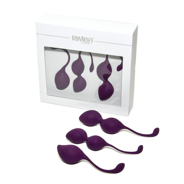 Set de 3 Bolas Kegel Geneva Purpura de Rimba Toys | VibraZon