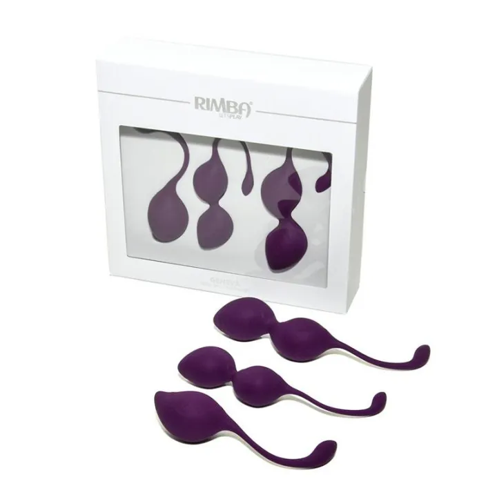 Set de 3 Bolas Kegel Geneva Purpura de Rimba Toys