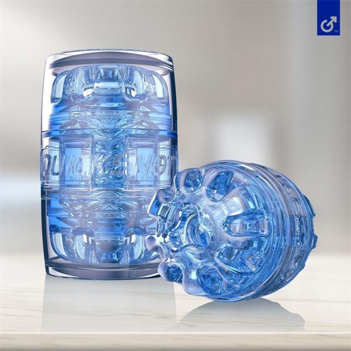 Quickshot Turbo Blue Ice Masturbador de Fleshlight | VibraZon