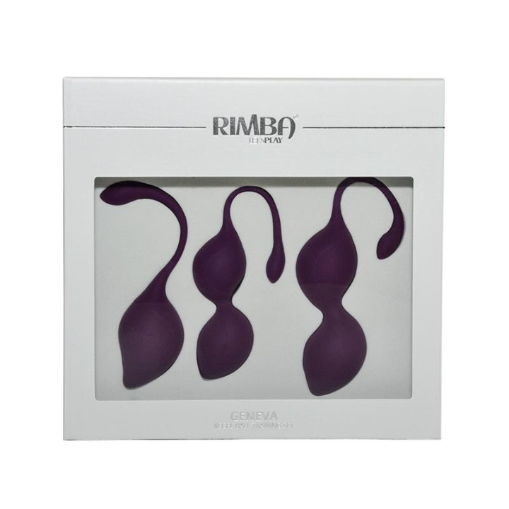Set de 3 Bolas Kegel Geneva Purpura de Rimba Toys | VibraZon
