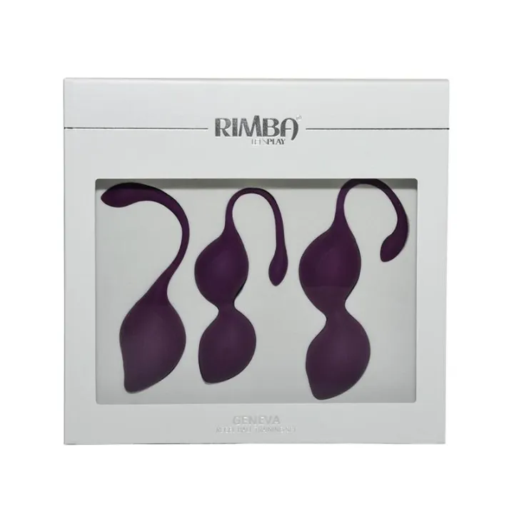 Set de 3 Bolas Kegel Geneva Purpura de Rimba Toys