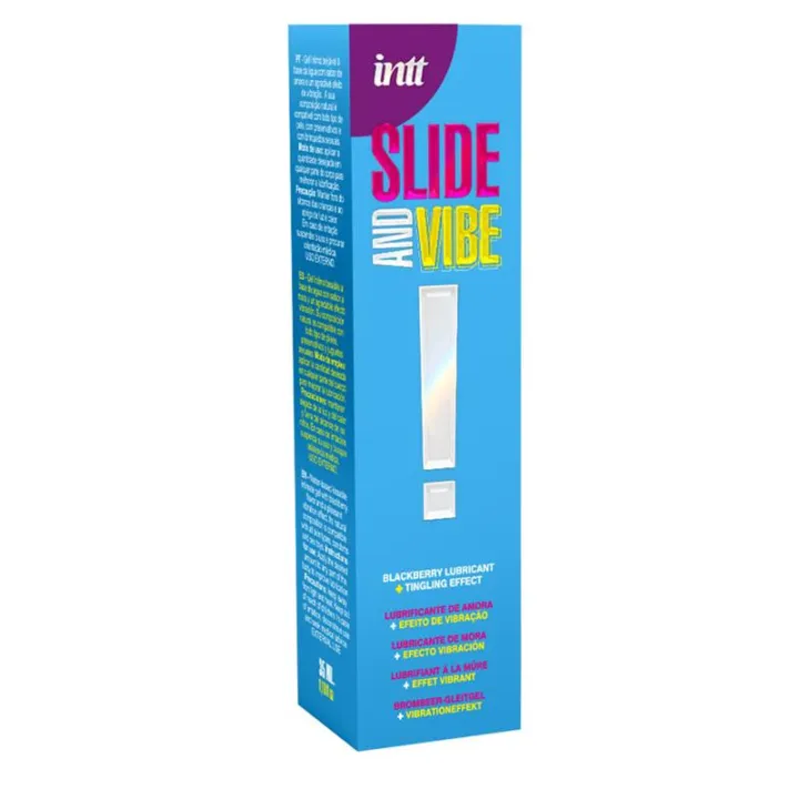 Lubricante Besable Base Agua con Efecto Vibracion 35ml de Intt