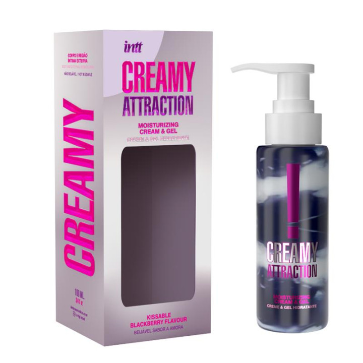 Crema y Gel Besable Sabor Mora 100 ml de Intt | VibraZon