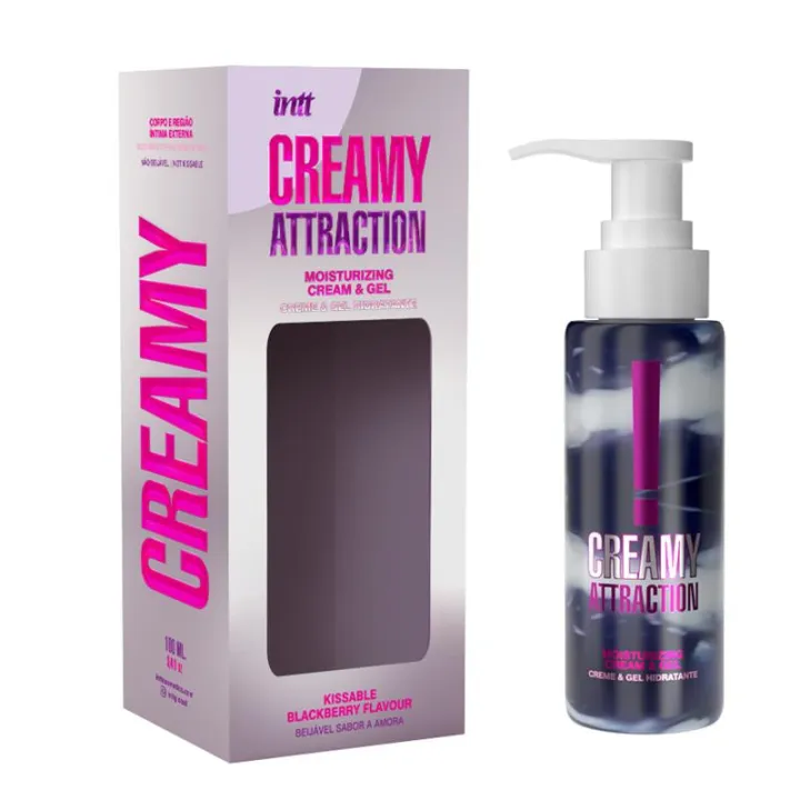 Crema y Gel Besable Sabor Mora 100 ml de Intt