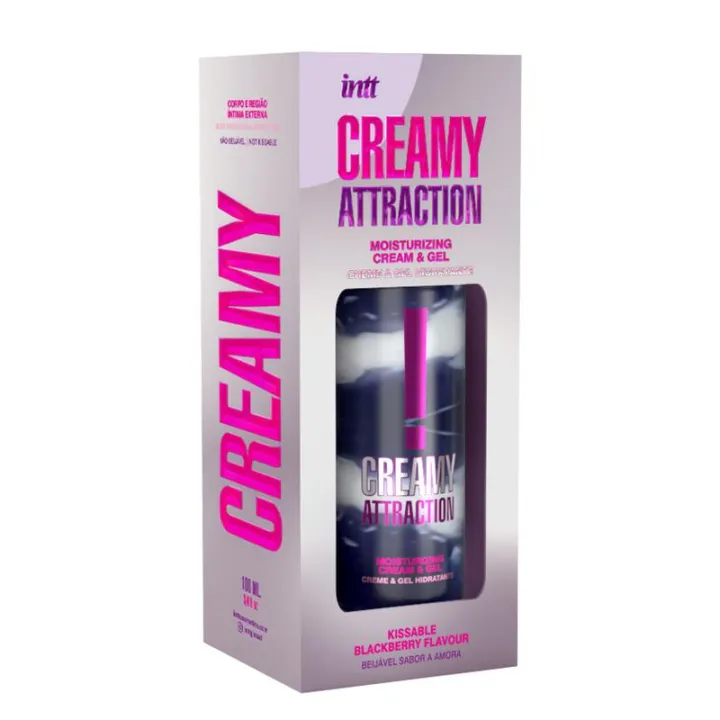 Crema y Gel Besable Sabor Mora 100 ml de Intt