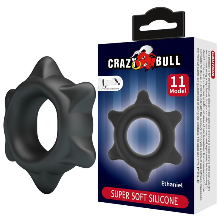 Ethaniel Anillo para el Pene Silicona Mod 11 de Crazy Bull | VibraZon