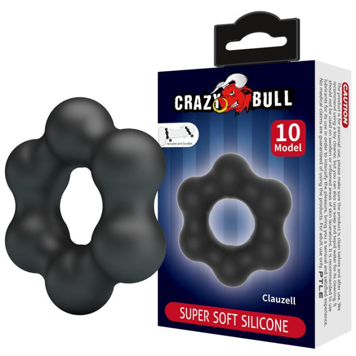 Clauzell Anillo para el Pene Silicona Mod 10 de Crazy Bull | VibraZon