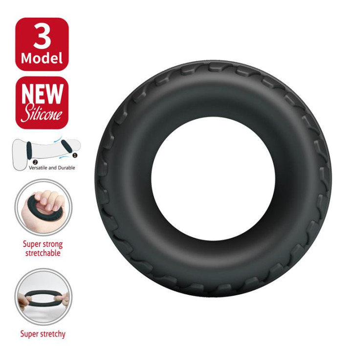 Dilson Anillo para el Pene Silicona Mod 3 de Crazy Bull | VibraZon